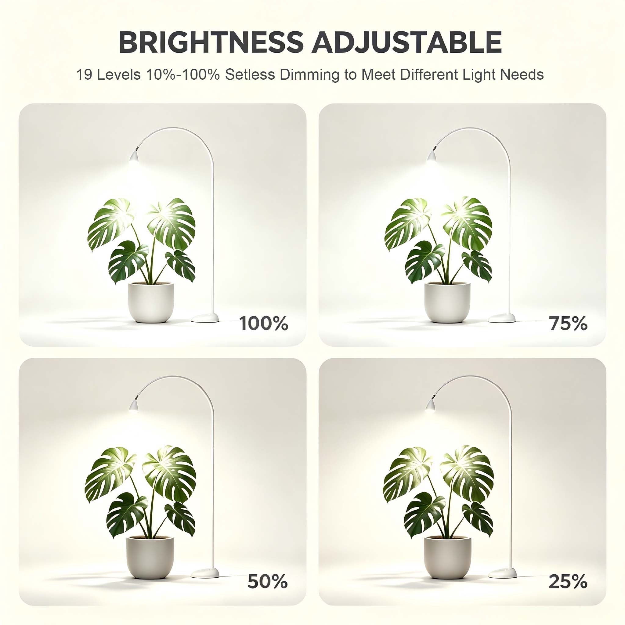 SpectrumGro Aesthetic Floor Grow Light
